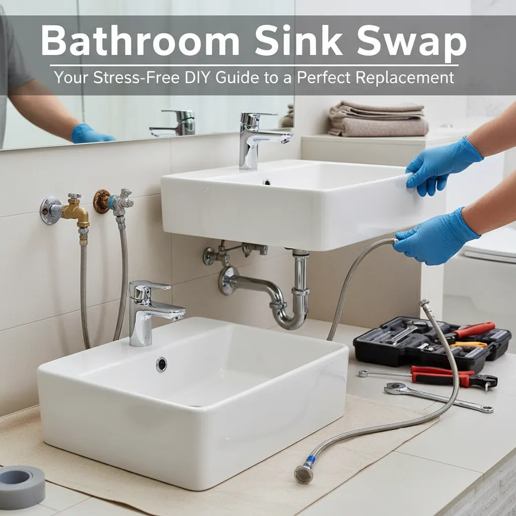featured image for Bathroom Sink Swap: Your Stress-Free DIY Guide to a Perfect Replacement