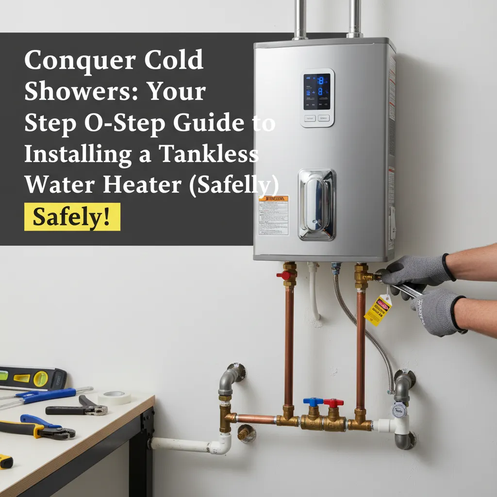 featured image for Conquer Cold Showers: Your Step-by-Step Guide to Installing a Tankless Water Heater (Safely!)