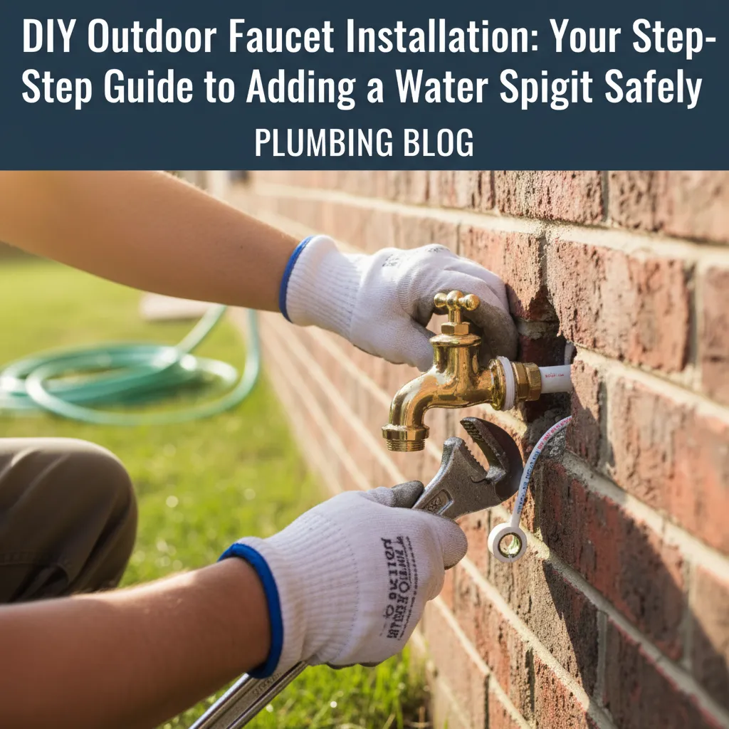 featured image for DIY Outdoor Faucet Installation: Your Step-by-Step Guide to Adding a Water Spigot Safely