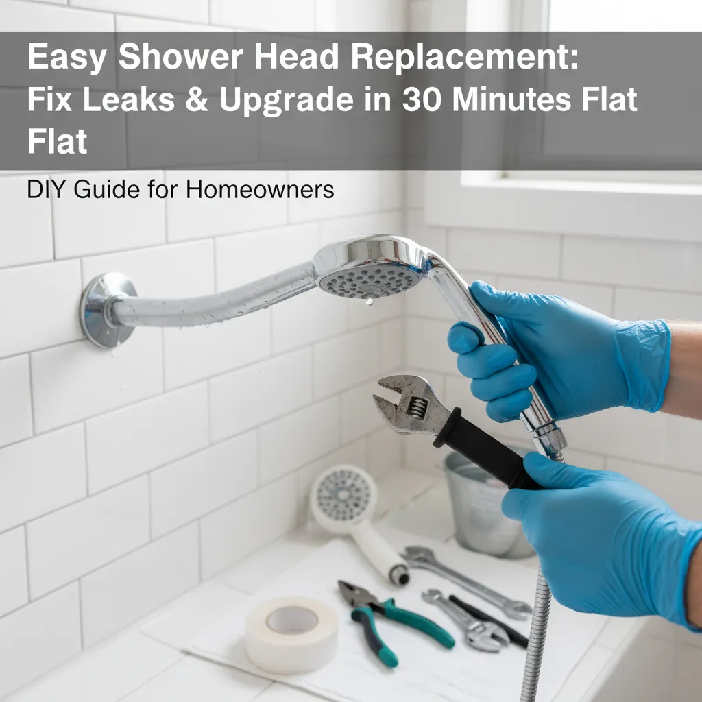 featured image for Easy Shower Head Replacement: Fix Leaks & Upgrade in 30 Minutes Flat