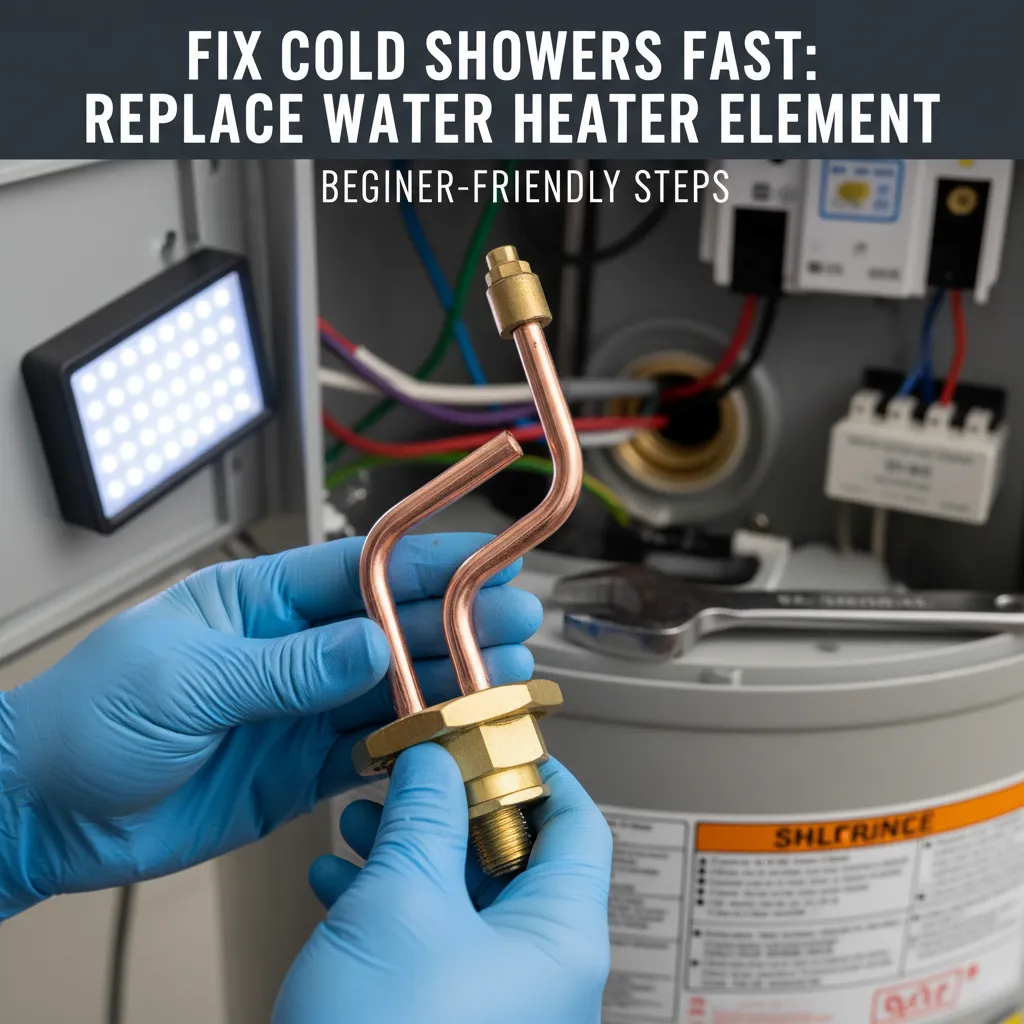 featured image for Fix Cold Showers Fast: Your Stress-Free Guide to Replacing a Water Heater Element