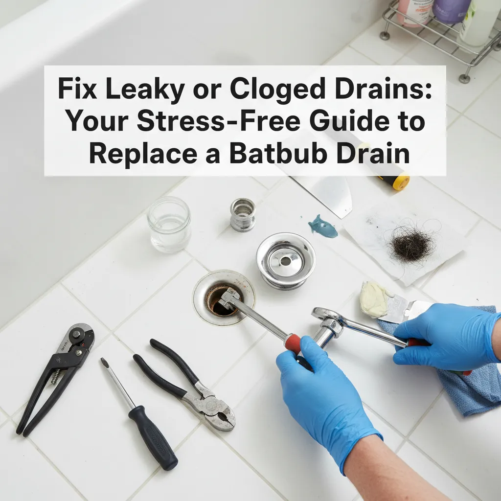 featured image for Fix Leaky or Clogged Drains: Your Stress-Free Guide to Replace a Bathtub Drain
