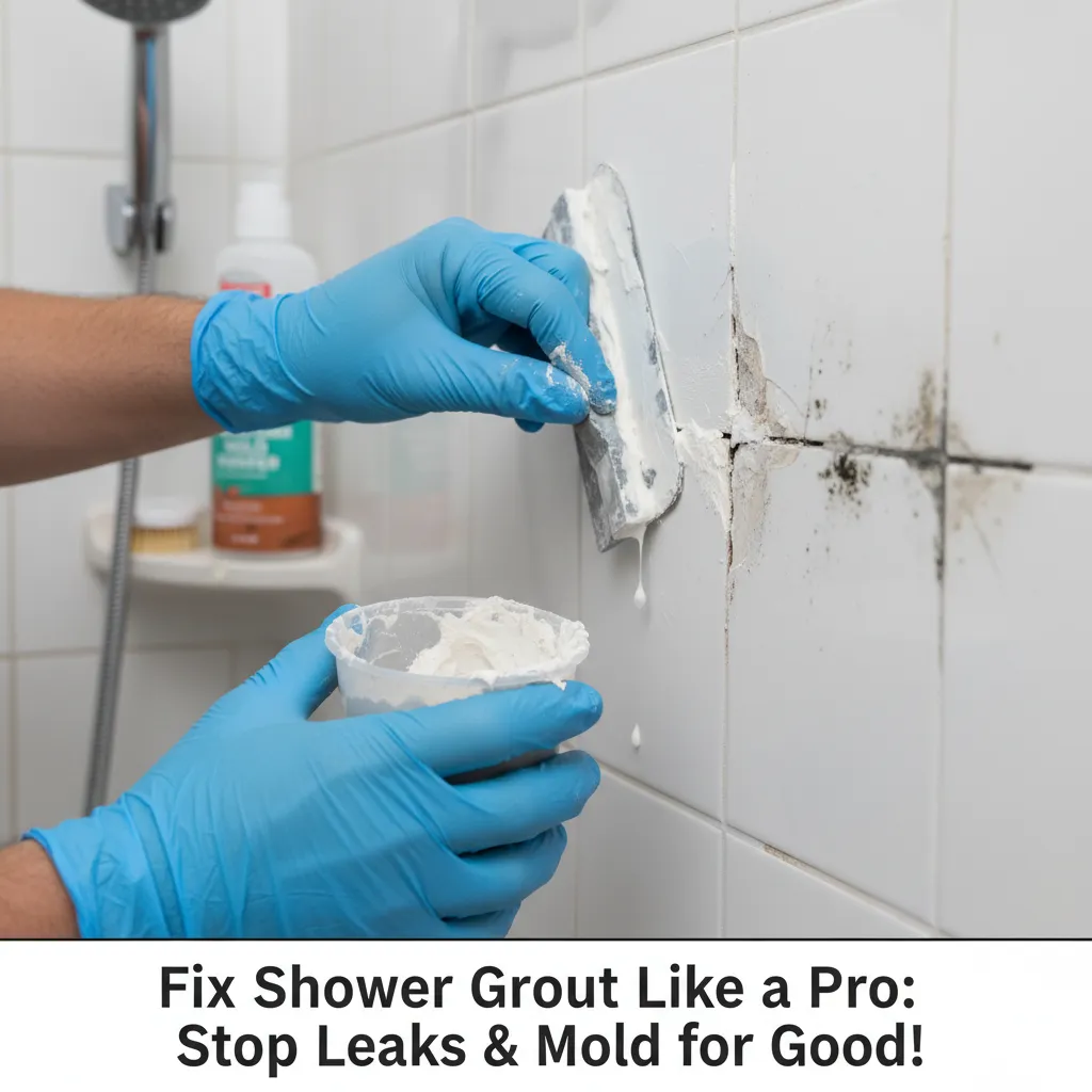 featured image for Fix Shower Grout Like a Pro: Stop Leaks & Mold for Good!