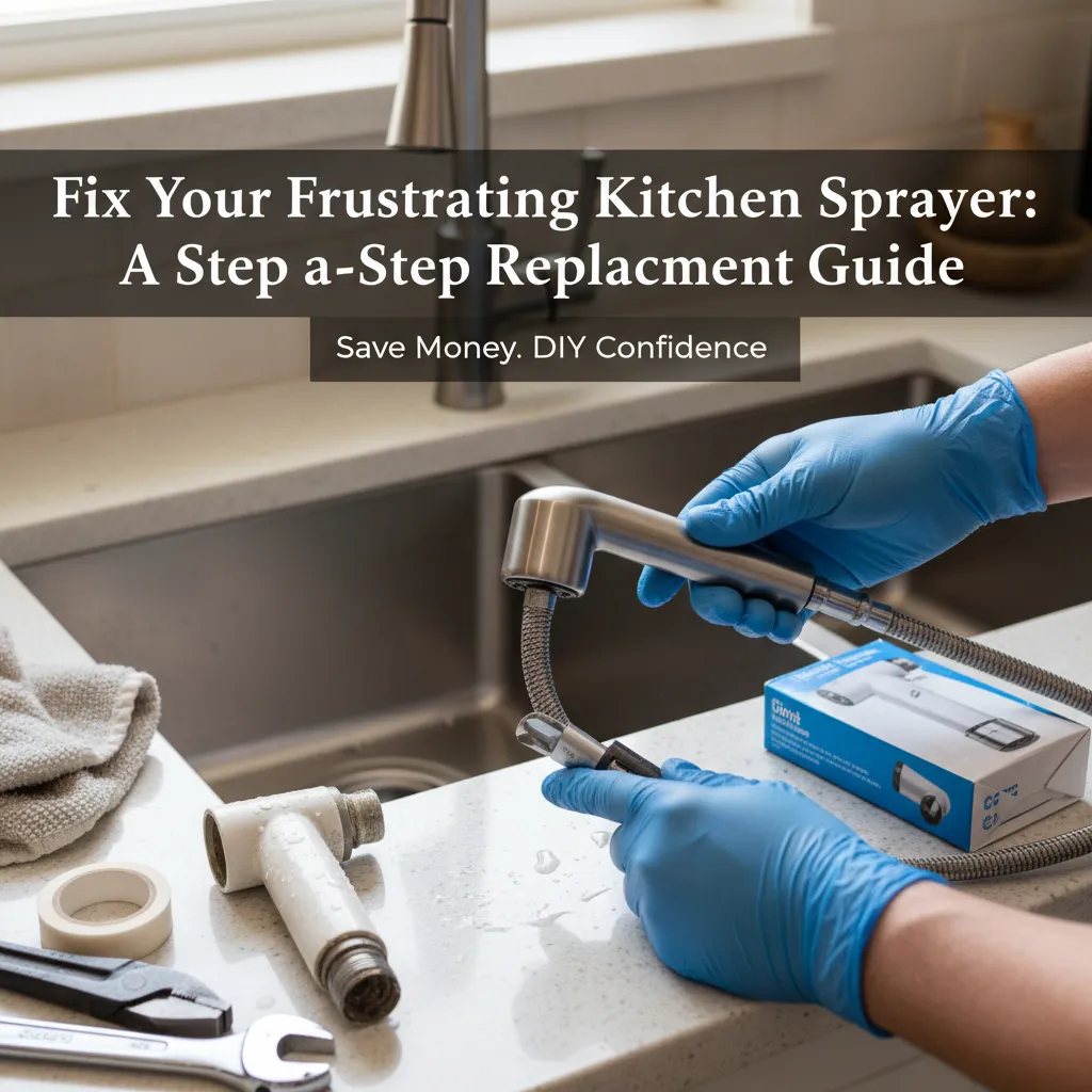 featured image for Fix Your Frustrating Kitchen Sprayer: A Step-by-Step Replacement Guide