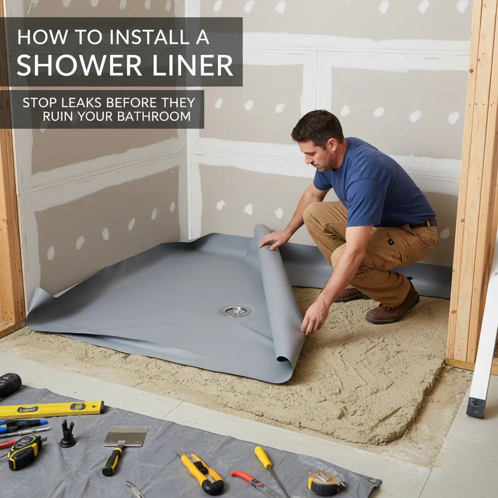 featured image for How to Install a Shower Liner: Stop Leaks Before They Ruin Your Bathroom