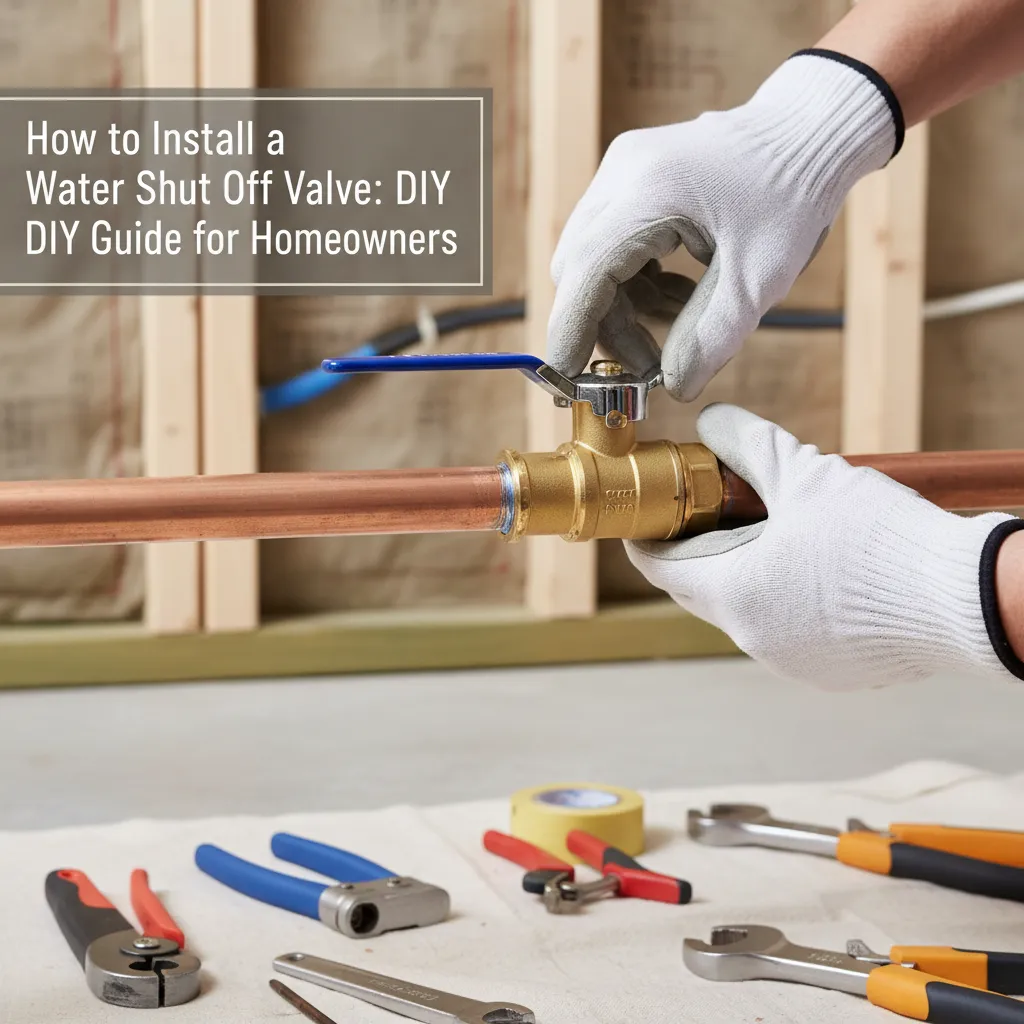 featured image for How to Install a Water Shut Off Valve: DIY Guide for Homeowners