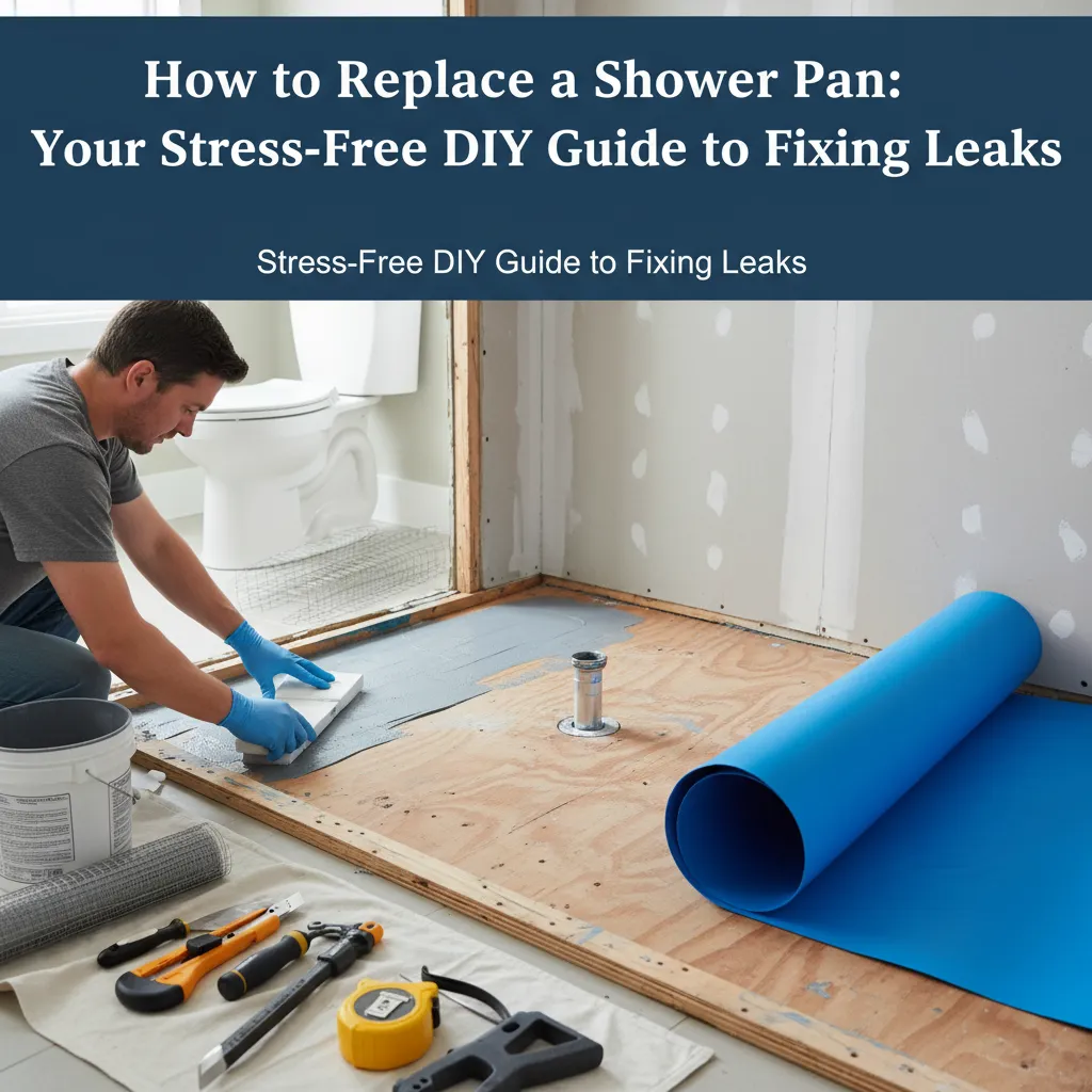 featured image for How to Replace a Shower Pan: Your Stress-Free DIY Guide to Fixing Leaks