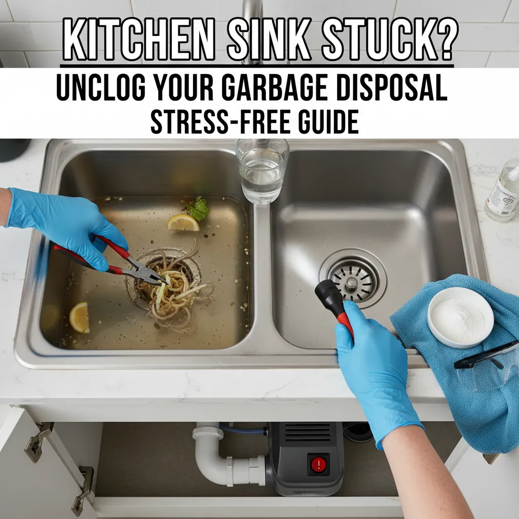 featured image for Kitchen Sink Stuck? Your Stress-Free Guide to Unclog a Garbage Disposal