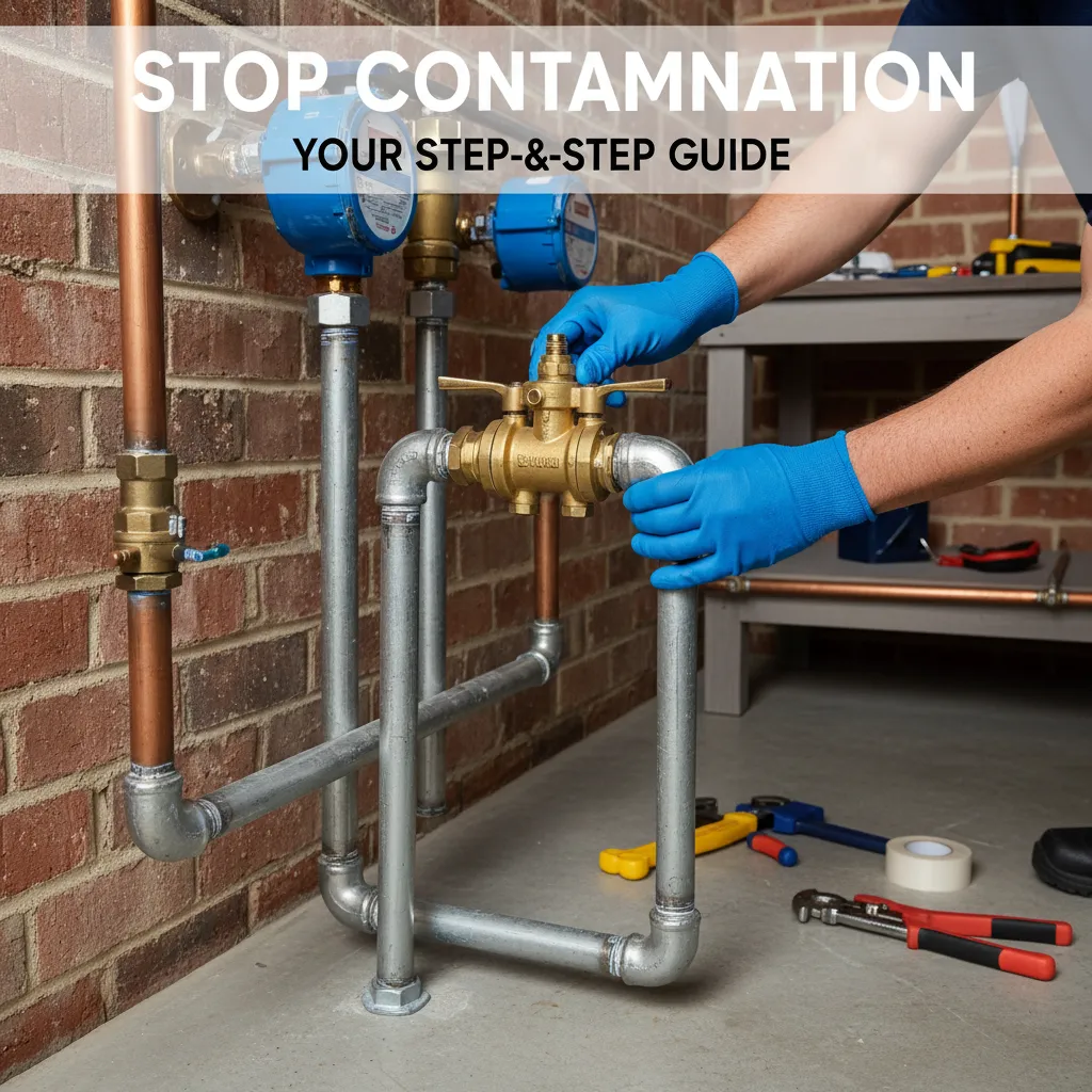 featured image for Stop Contamination: Your Step-by-Step Guide to Installing a Backflow Preventer Safely