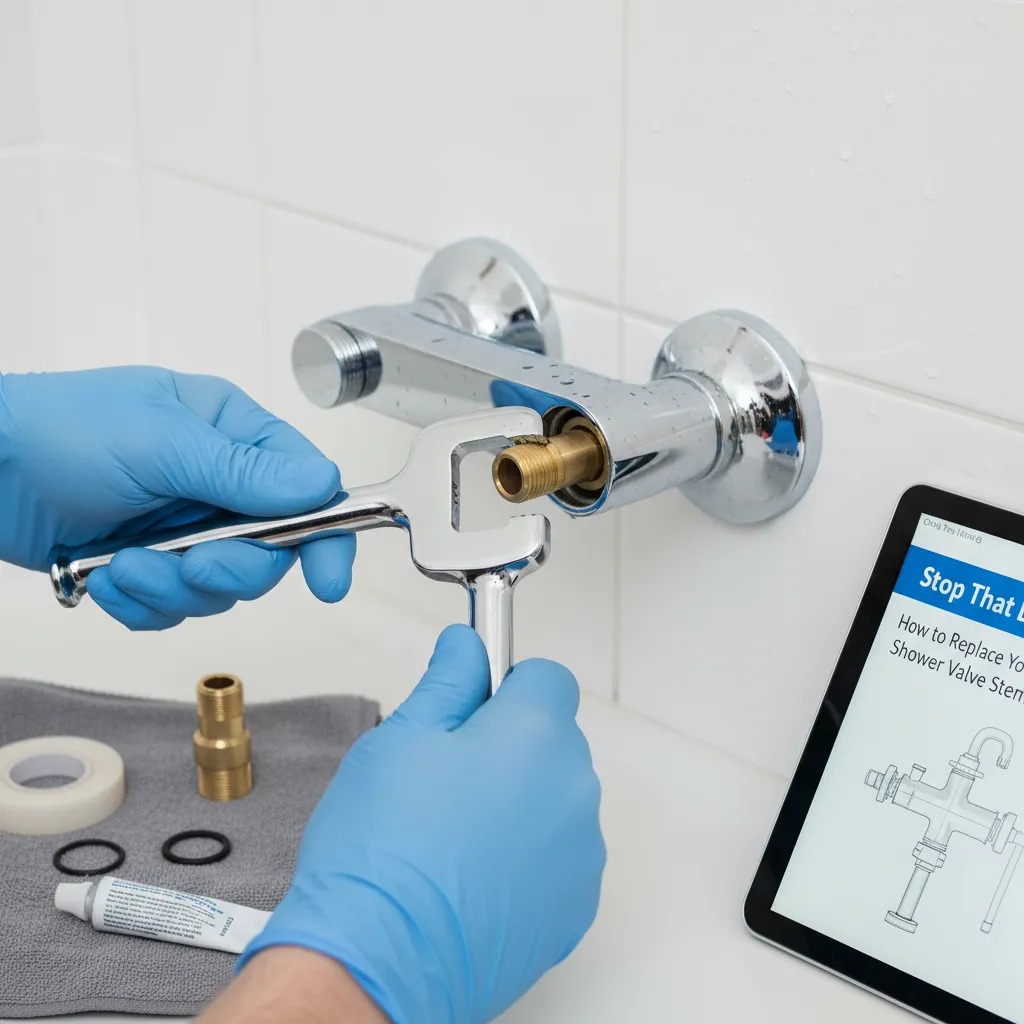 featured image for Stop That Drip! How to Replace Your Shower Valve Stem Like a Pro