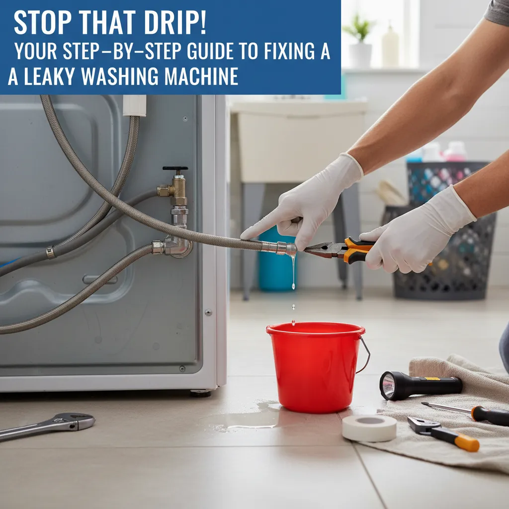 featured image for Stop That Drip! Your Step-by-Step Guide to Fixing a Leaky Washing Machine