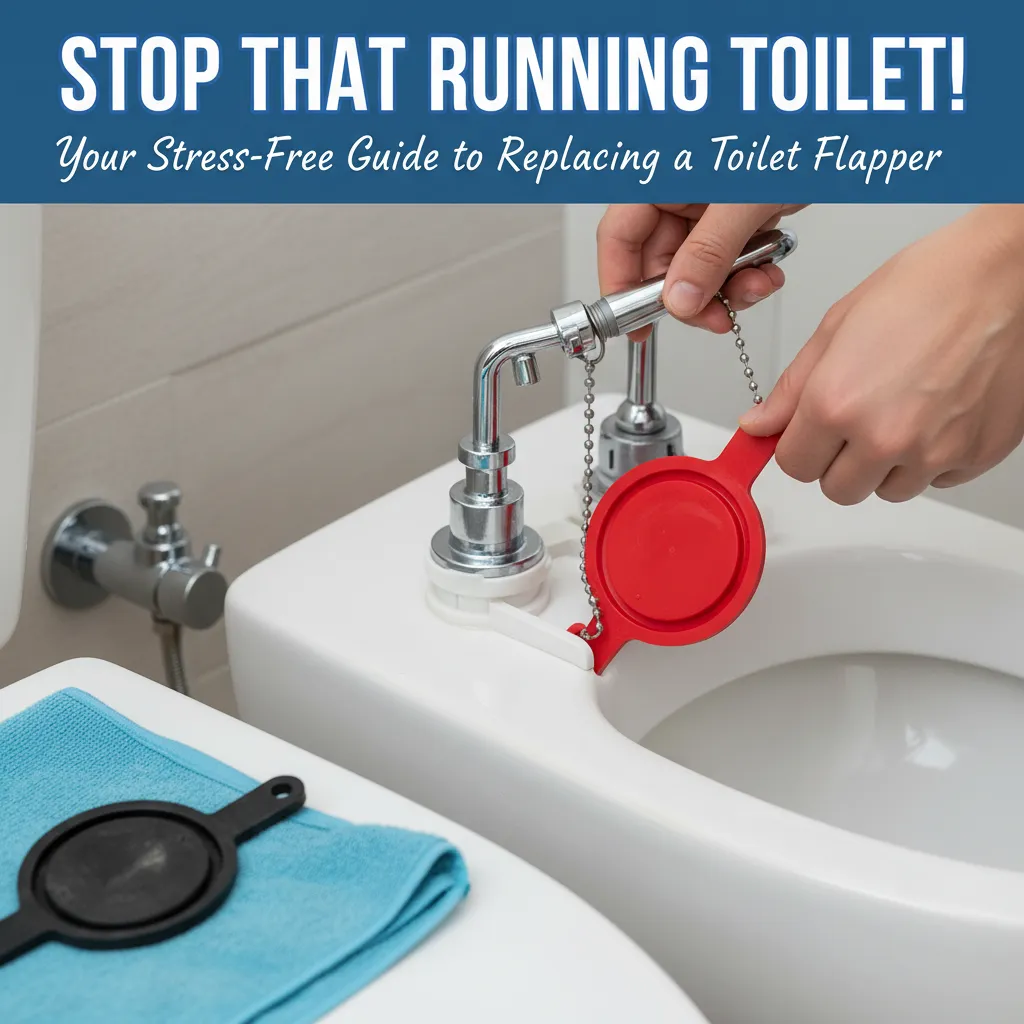featured image for Stop That Running Toilet! Your Stress-Free Guide to Replacing a Toilet Flapper