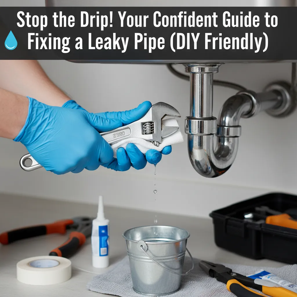 featured image for Stop the Drip! Your Confident Guide to Fixing a Leaky Pipe (DIY Friendly)