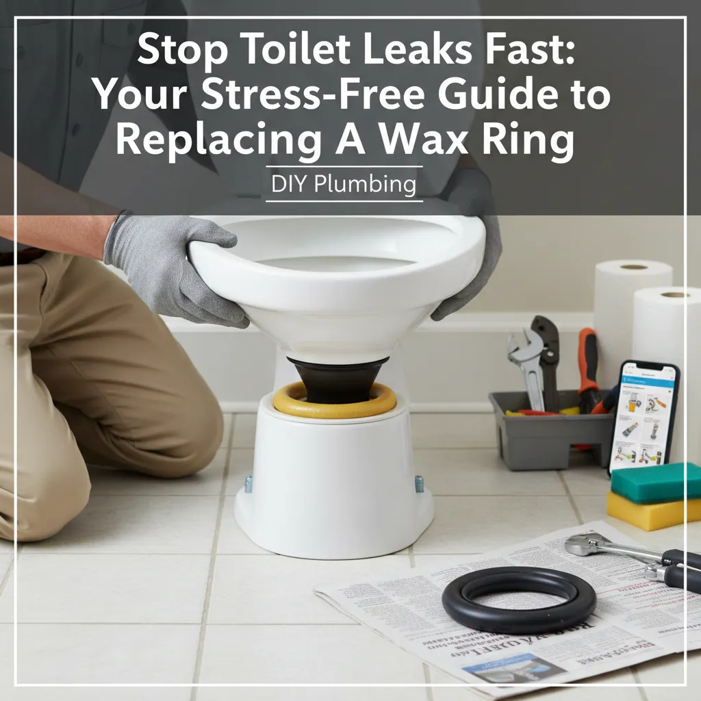 featured image for Stop Toilet Leaks Fast: Your Stress-Free Guide to Replacing a Wax Ring