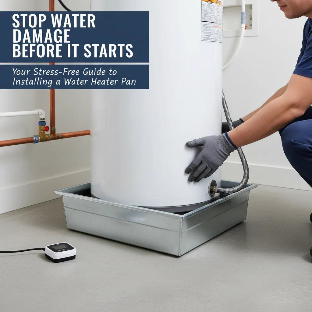 featured image for Stop Water Damage Before It Starts: Your Stress-Free Guide to Installing a Water Heater Pan