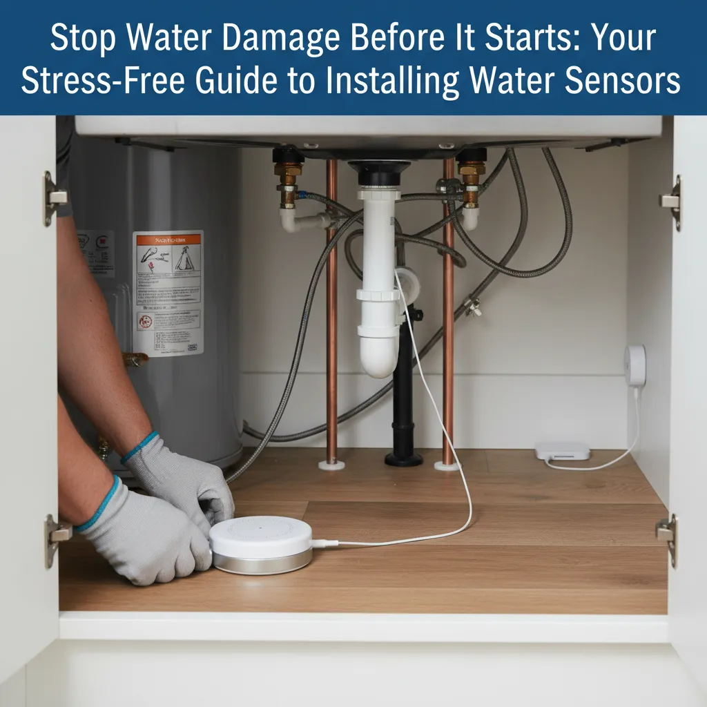 featured image for Stop Water Damage Before It Starts: Your Stress-Free Guide to Installing Water Sensors
