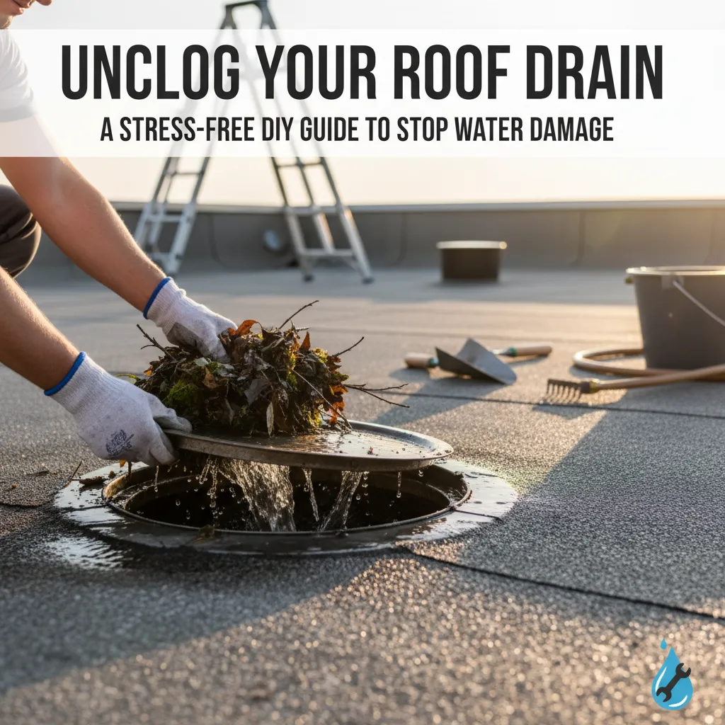 featured image for Unclog Your Roof Drain: A Stress-Free DIY Guide to Stop Water Damage